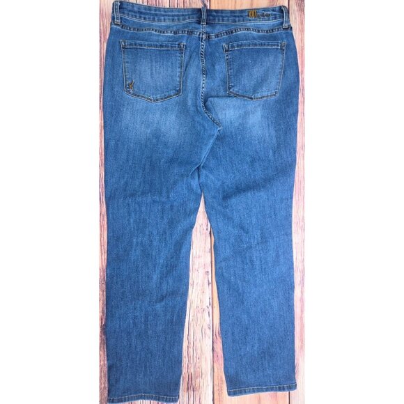 Kut From The Kloth Carrie Boyfriend Jeans 14 (36x31) Medium Wash - Picture 2 of 11